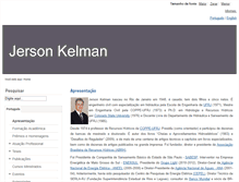 Tablet Screenshot of kelman.com.br